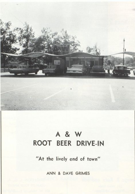 A&W Restaurant - Vintage A Ad W Outlets Of Unknown Address In Michigan 1960S (newer photo)